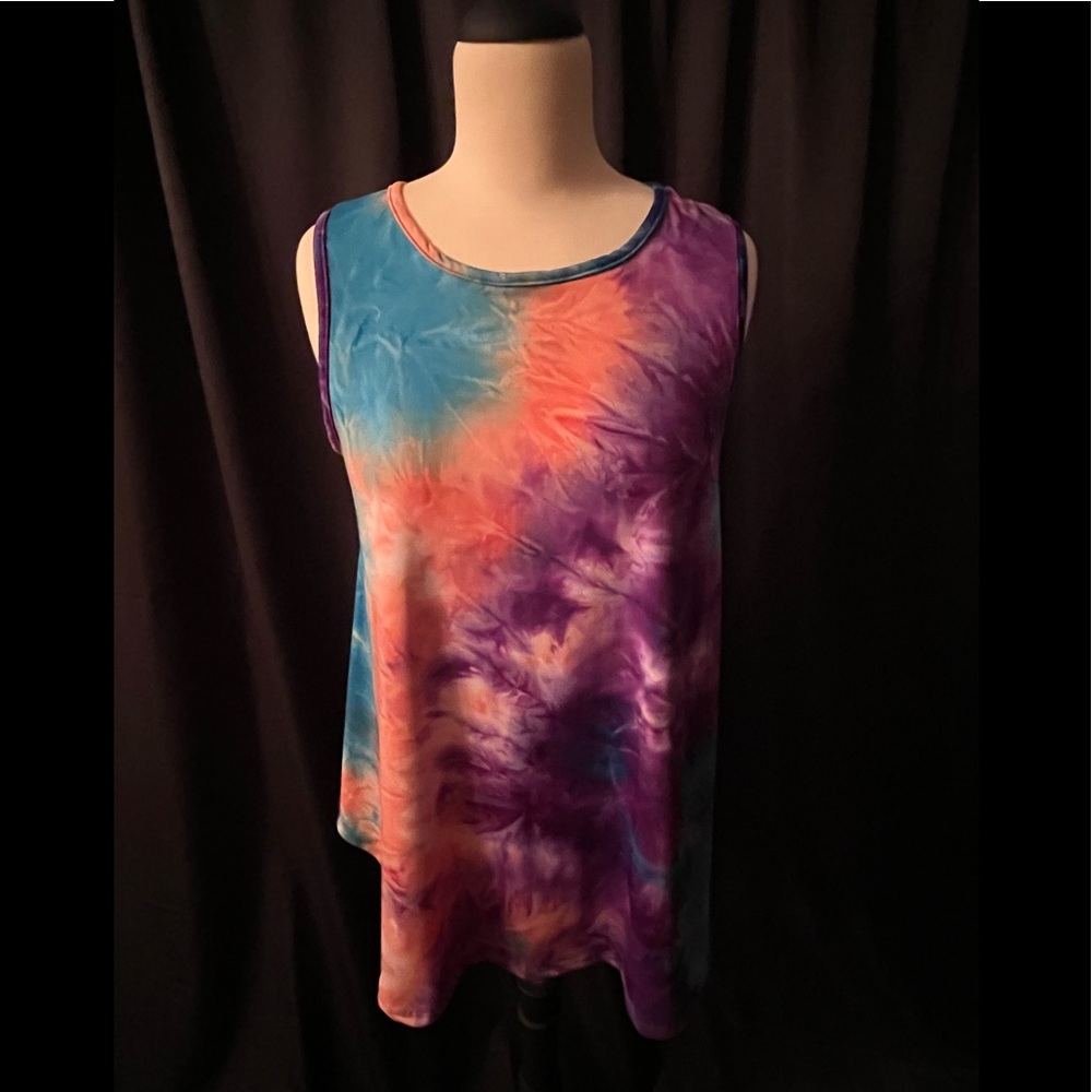 Heimish USA- Small Tye Dye Sleeveless Shirt